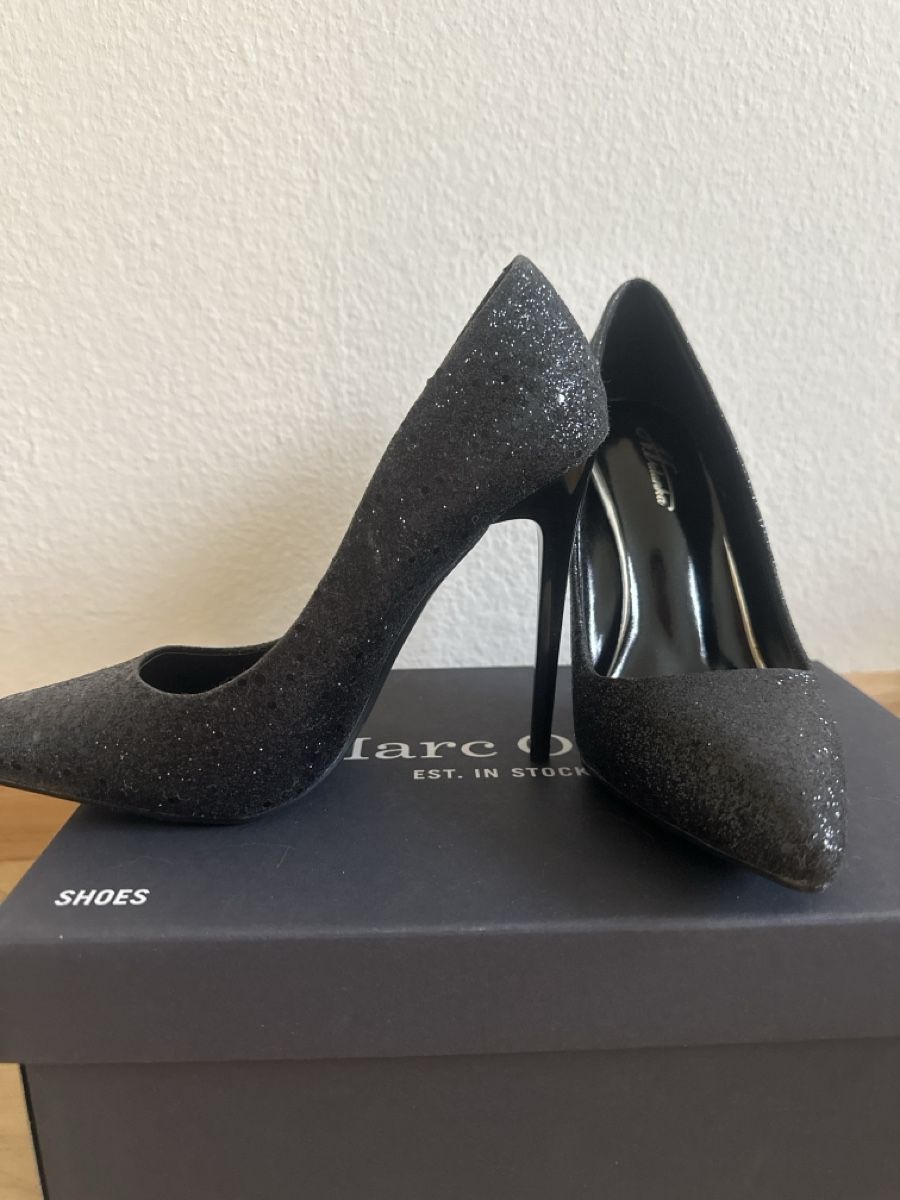 Scarpe da donna: Schwarze Glitzerpumps Grösse 38 – Nuovo (secondo la descrizione) da Birsfelden venduto da kri_95p8 3