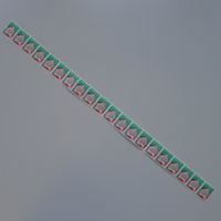 1973: Nr.533, 20er- STREIFEN! mit 2 Klebestellen - selten !