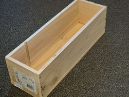 Weinkiste 1er leer 38.5x11.5x12.3 cm