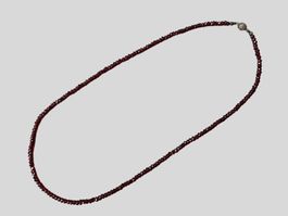 Rubin-Perlen-Collier – Facettierte Edelsteine