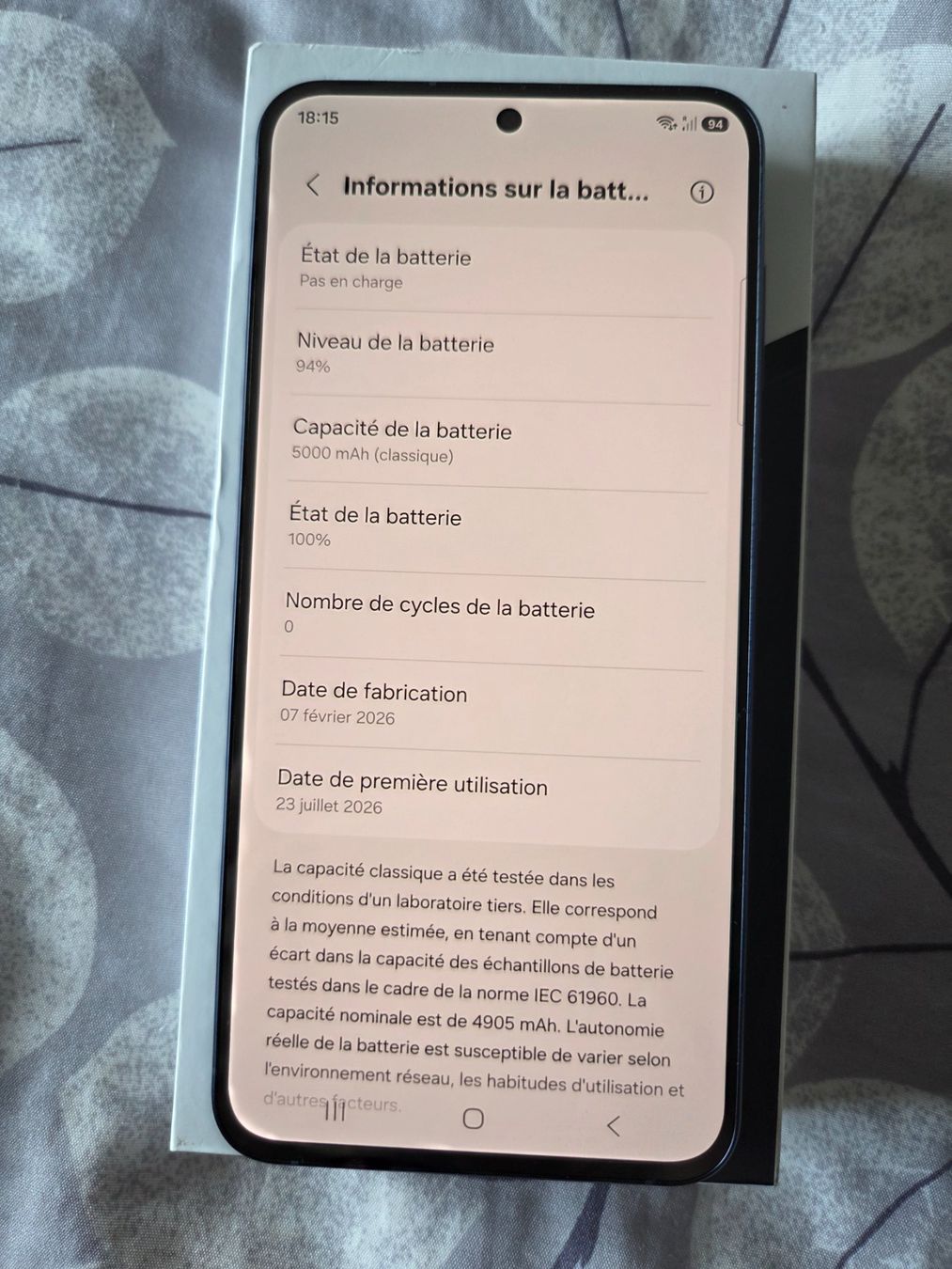 Samsung Portables: Samsung A57, 5G Neuf – Neuf avec emballage d'origine à Prilly par Tido70 2