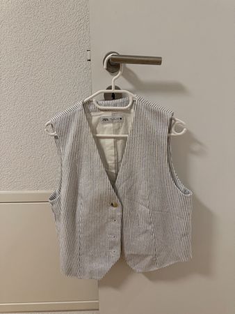 Zara Weste, Gr. L, blau/weiss gestreift