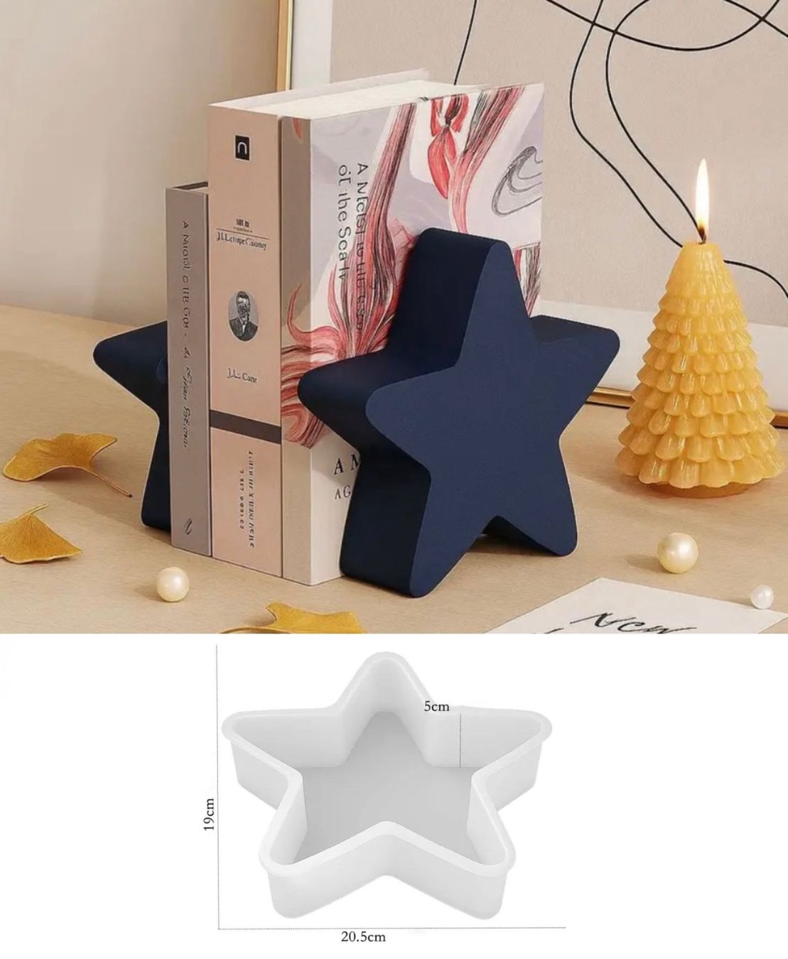 Teglie da forno: Giessform Silikonform Stern 20 cm – Nuovo e nell'imballaggio originale da Kaltbrunn venduto da schere-stein-papier