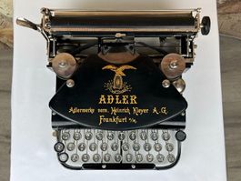 Antike ADLER Reise-Schreibmaschine um 1910 - Topzustand