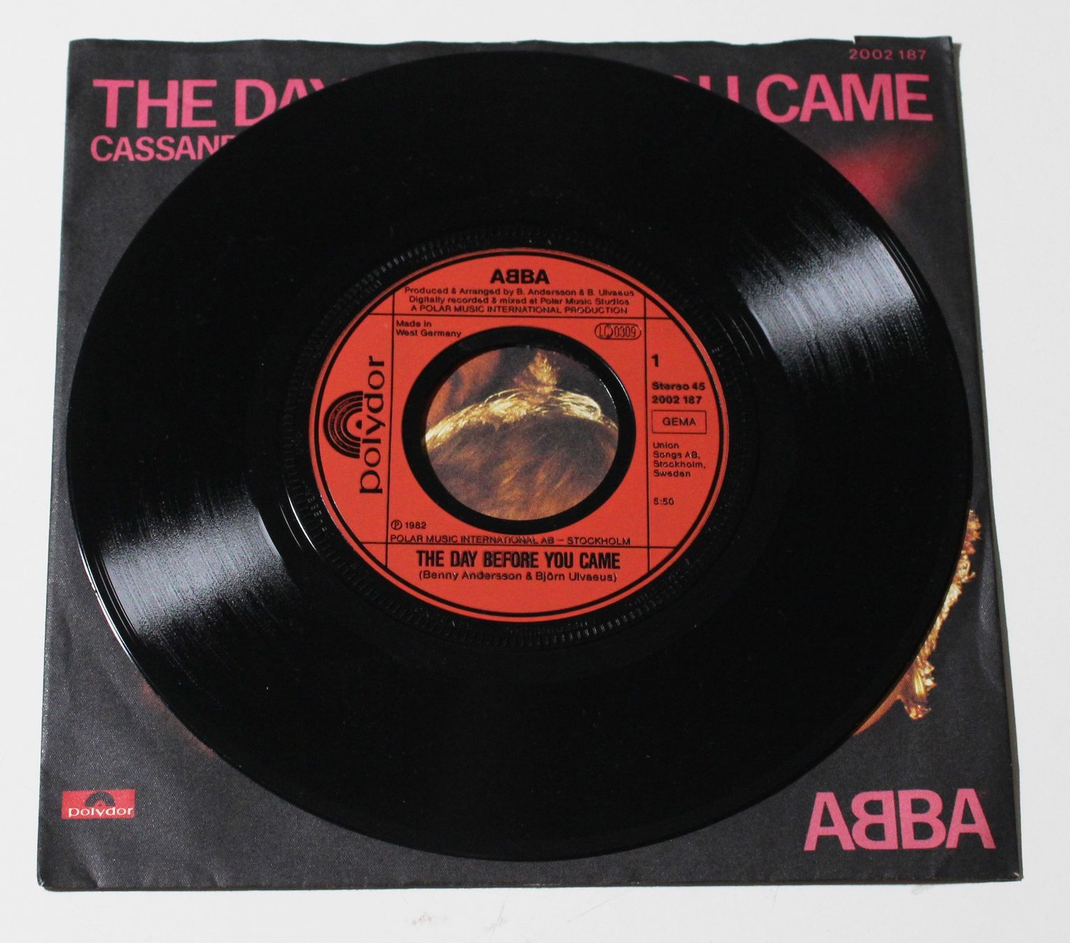 Dischi in vinile: 7" ABBA - THE DAY BEFORE YOU CAME 1982 – Usato da Brüttisellen venduto da Collector-Corner 1