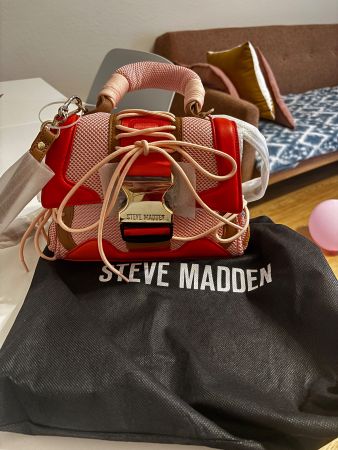 Handtasche Steve Madden rot pink neu mit Etikett