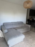 Canapé gris tissu convertible - Poltrone sofa