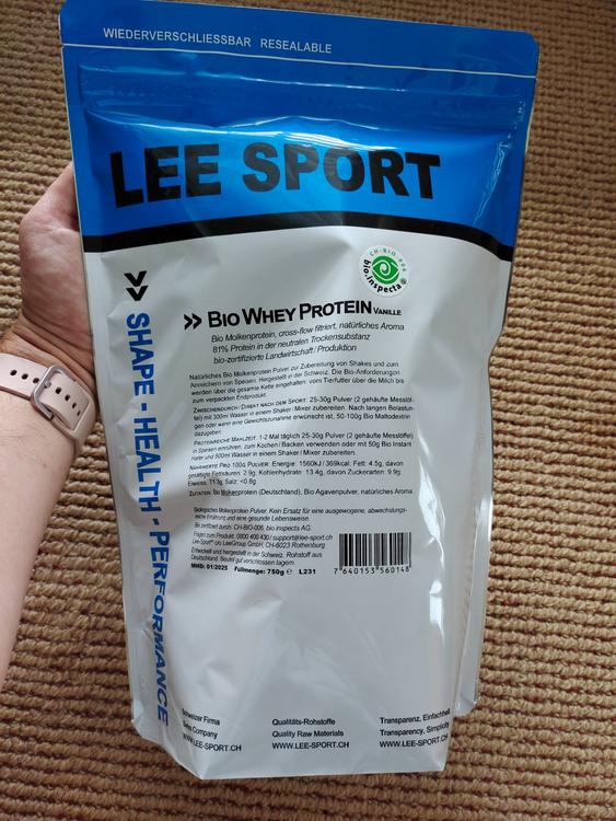 Bio Whey Protein Vanille V Lee Sport Kaufen Auf Ricardo