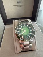 Oris Aquis Hangang Limited Edition Uhr Stahl grün