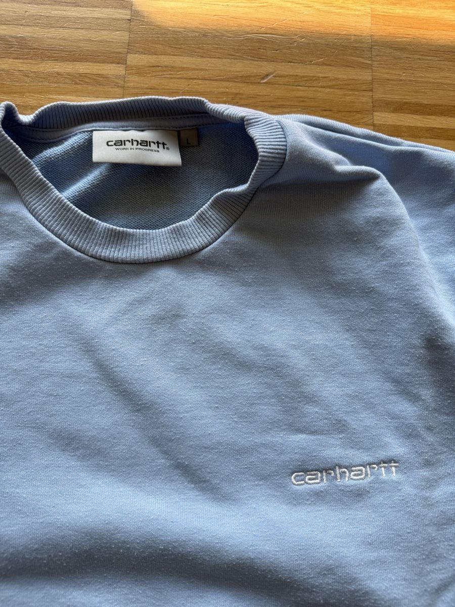 Carhartt Maglioni & Felpe: Carhartt Pullover hellblau Grösse L guter Zustand – Nuovo (secondo la descrizione) da Uster venduto da maede8610 1