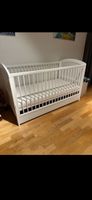 Babybett 140x70 Höhenverstellbar mit abnehmbarem Gitter
