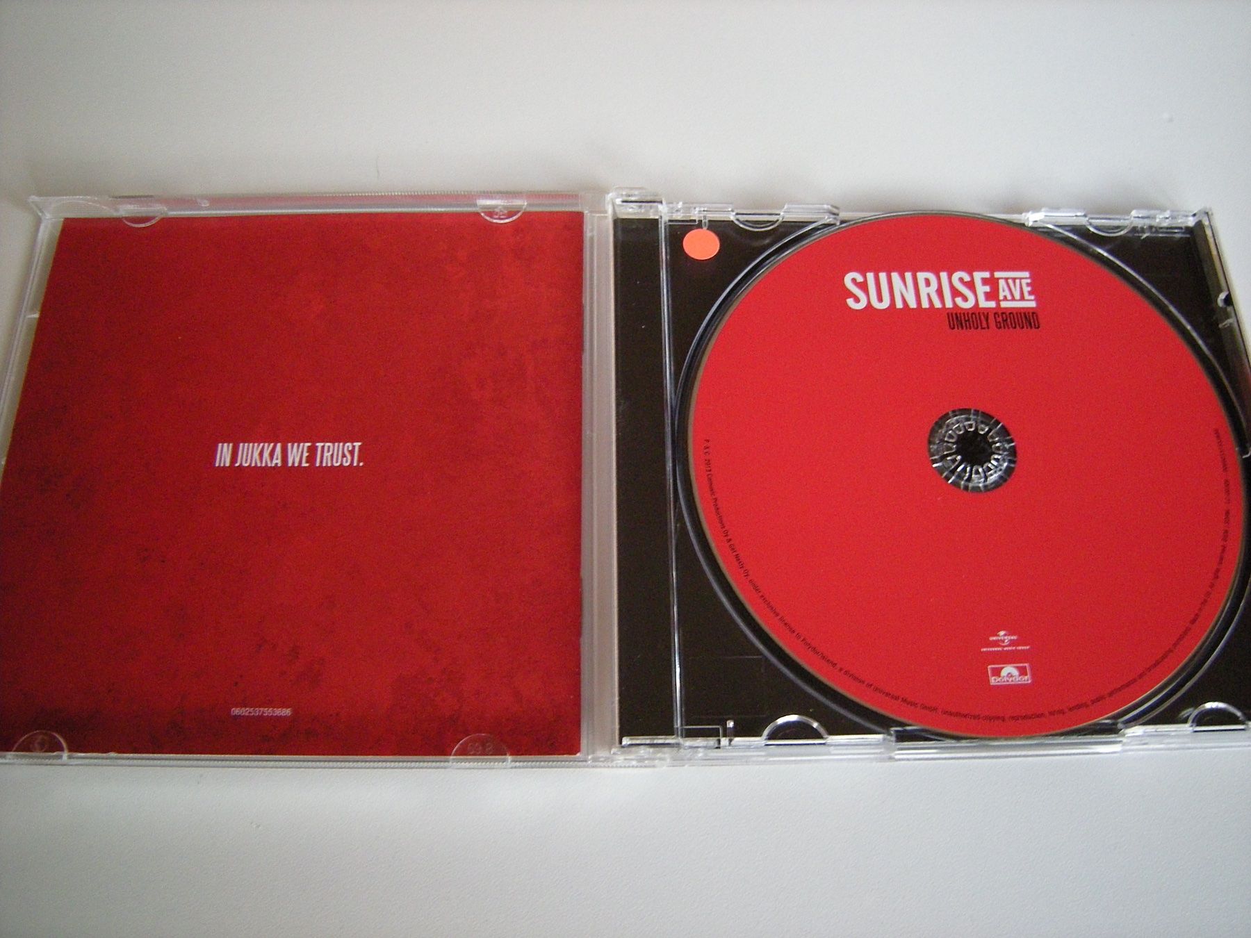 CD: SUNRISE AVENUE - Unholy Ground – Usato da Basel venduto da Ceebee62 2