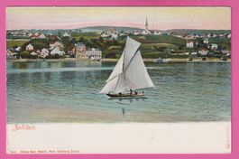 Zollikon mit Segelschiff