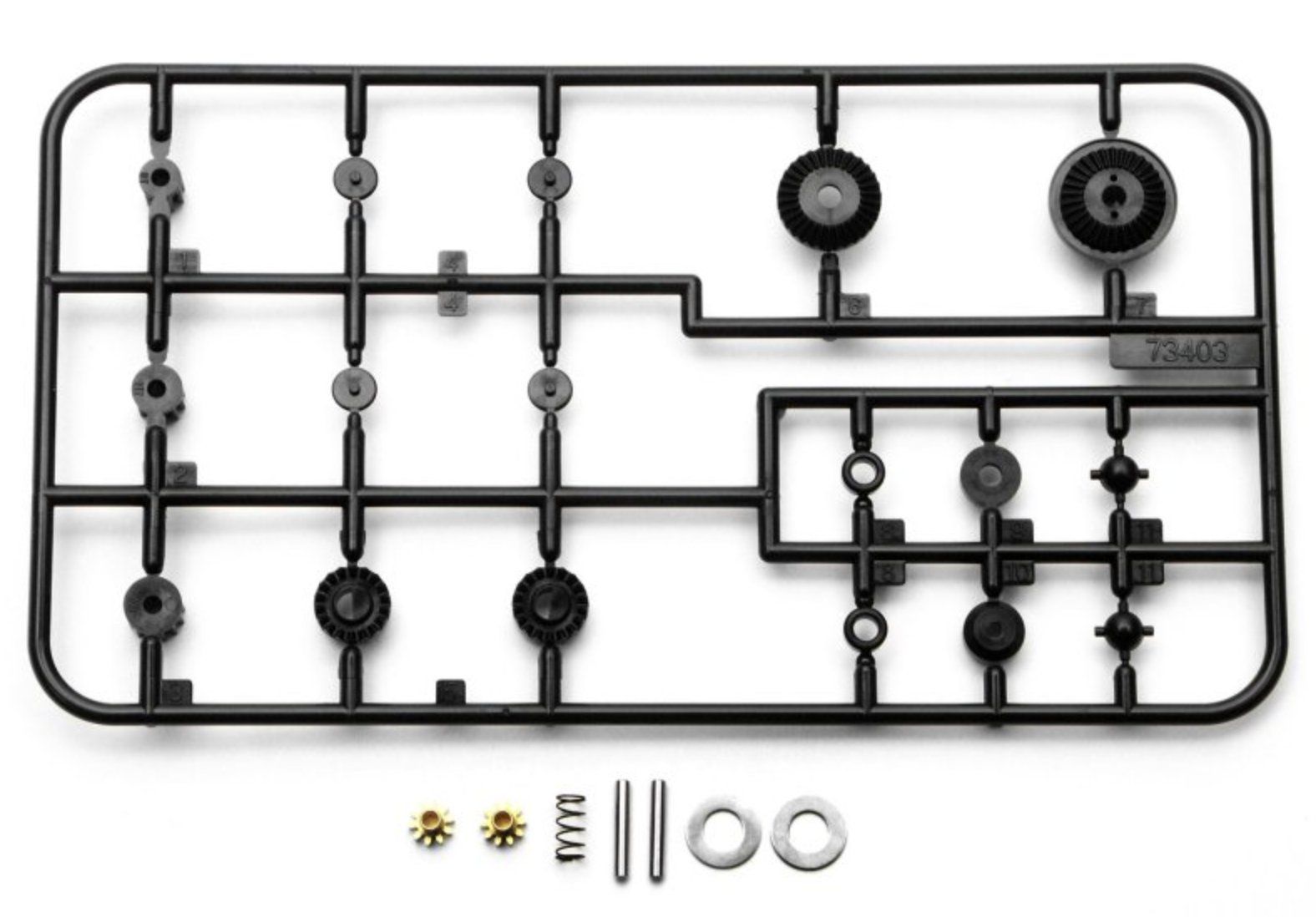 HPI Modellismo RC: Micro RS4 HPI 73403 - DIFF PINION GEAR SET – Nuovo e nell'imballaggio originale da Trélex venduto da Arnaudyak