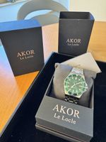 AKOR Le Locle Herrenuhr Grösse M mit Box Neu