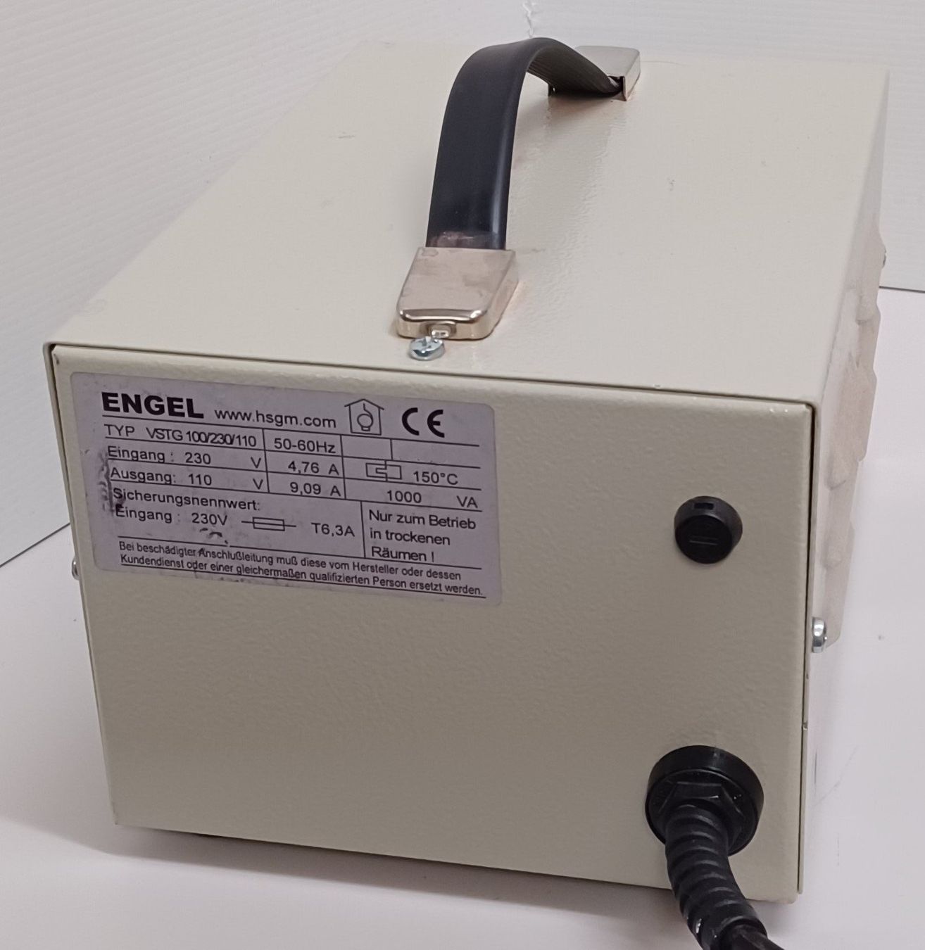 Laborzubehör: Engel VSTG 100/230/110 Autotransformer – Gebraucht aus Niederdorf von LeptonAG_Labor 3