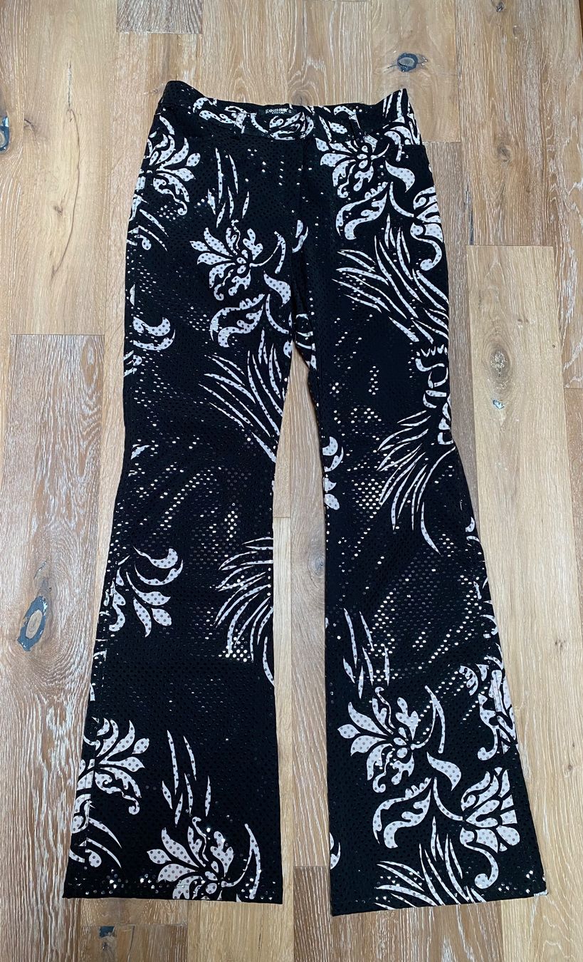 Pantaloni: Great vintage stretch sequined trousers. IT46 – Usato da Grund b. Gstaad venduto da PlageNeige