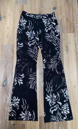 Great vintage stretch sequined trousers. IT46