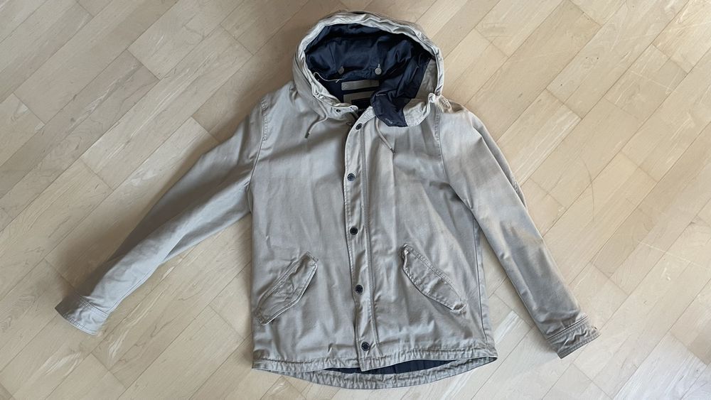 K-Way Outdoorjacke Grüne Herrenjacke Mit Kapuze Und Reißverschluss