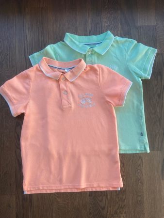 Okaidi, Doppelpack Poloshirt, Gr. 140