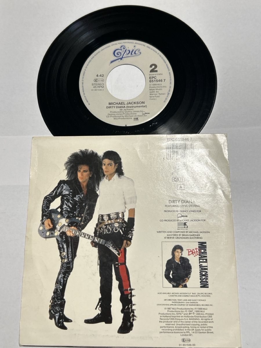 Dischi in vinile: Michael Jackson. 1988. Dirty Diana – Usato da Faulensee venduto da Mizuno06 1