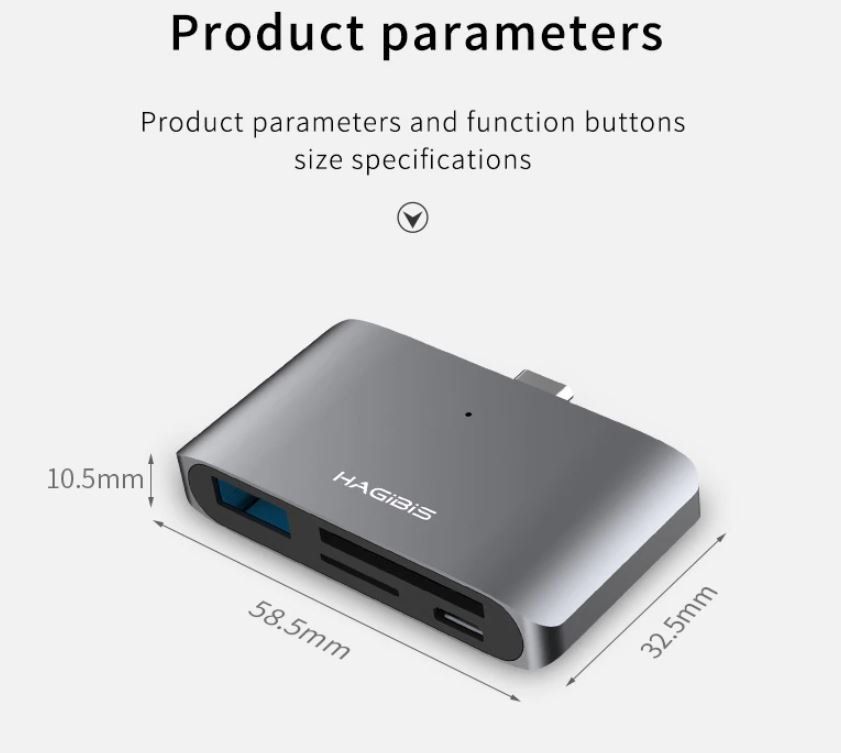 Hub & Switch: USB-C auf USB 3.0 SD/Micro SD/TF OTG – Nuovo e nell'imballaggio originale da Unterägeri venduto da RmOnline 6