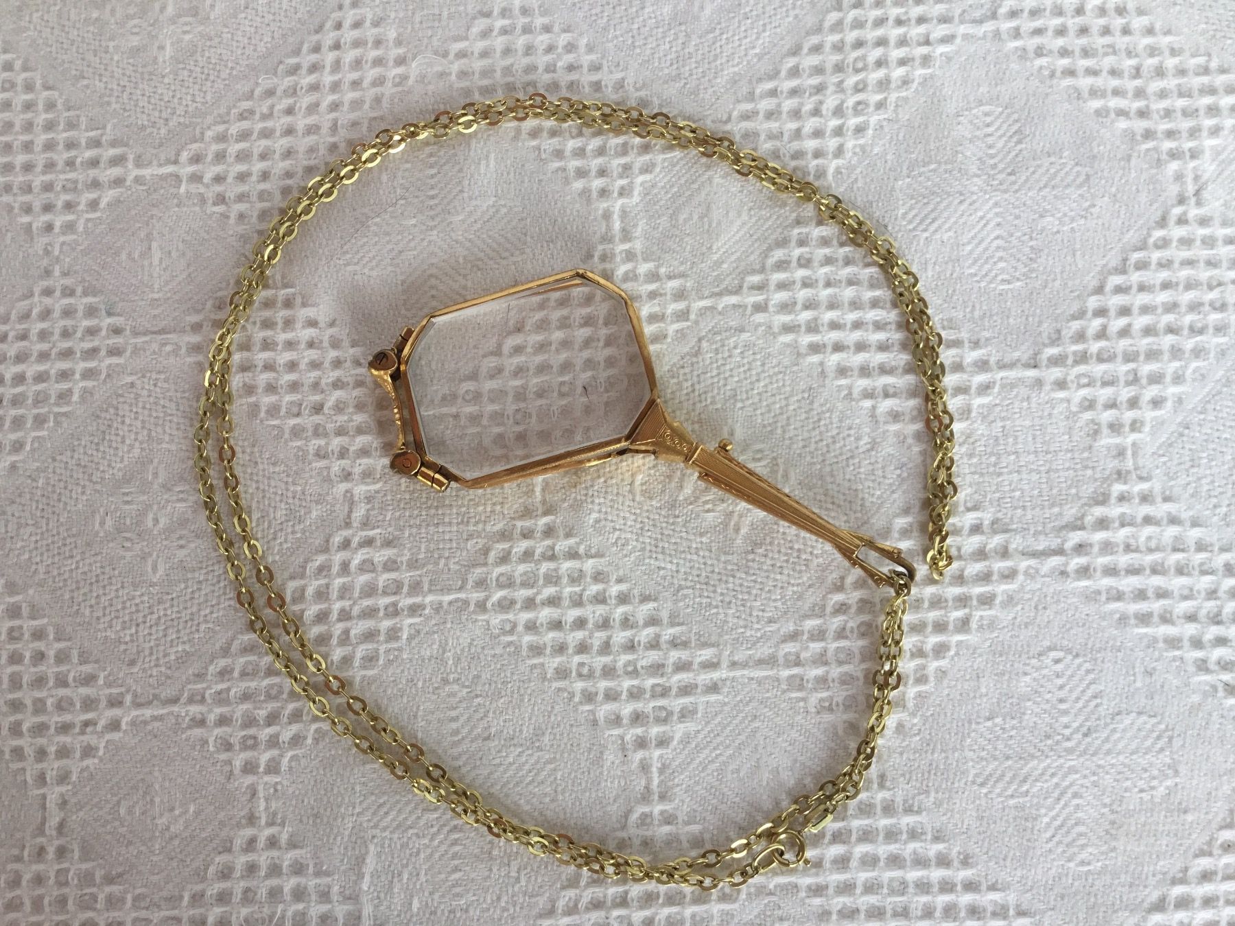 Occhiali & Lenti: Antikes Jugendstil Lorgnon mit Kette – Usato da St. Gallen venduto da chamilla 2