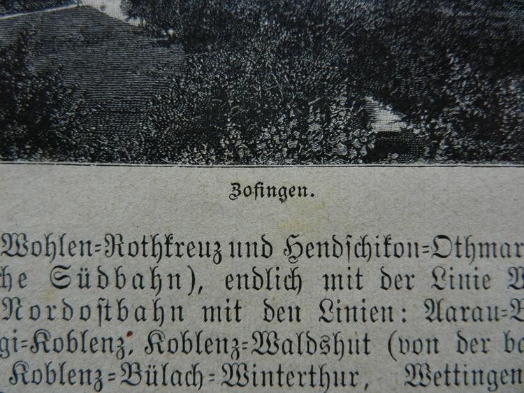 Gravures: Zofingen – D'occasion à Risch par Rischli15 2