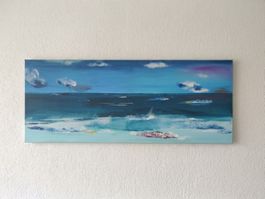 Modern Oil Canvas Painting - "Sea Breeze"
