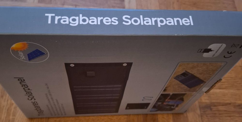 Dispositivi a energia solare: Tragbares Solarpanel, faltbar, ideal für Camping & Outdoor! – Nuovo e nell'imballaggio originale da Grenchen venduto da Smartflitzer 1