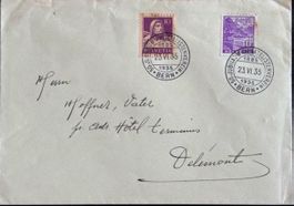 Sonderstempel Bern 1935 - 50 J. Philatelistenverein