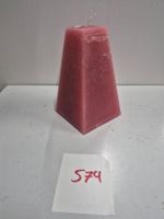 574 Posten Raureif Pyramiden-Kerze/n 100x100x180 aus Liq