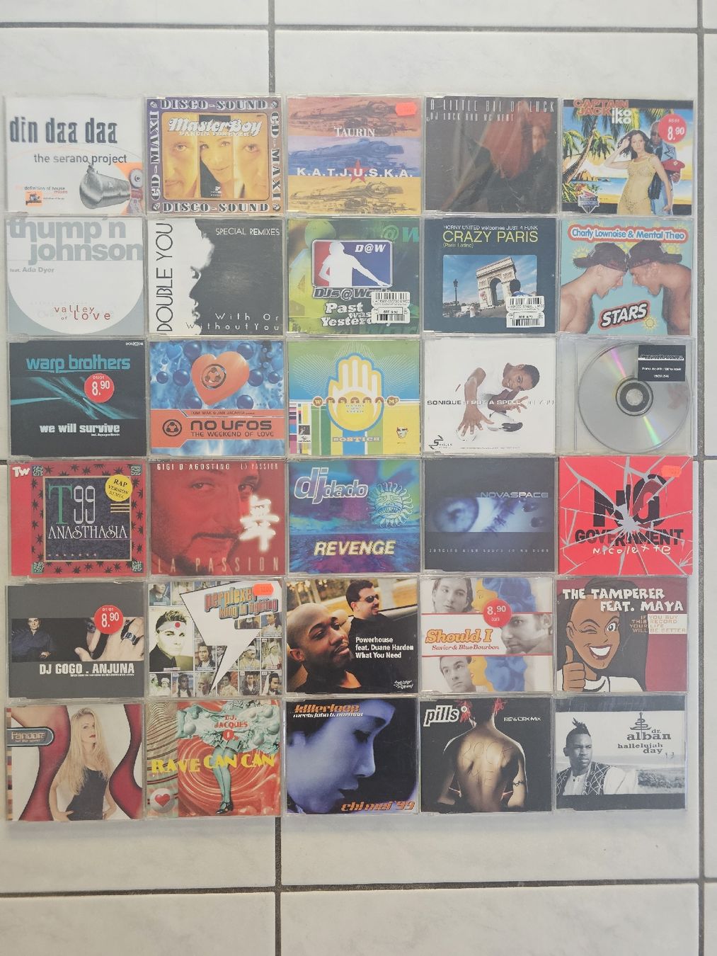 CDs: CD Single Sammlung, 60 Stk. Dance, Trance, House etc. – D'occasion à Biberist par Foolio0
