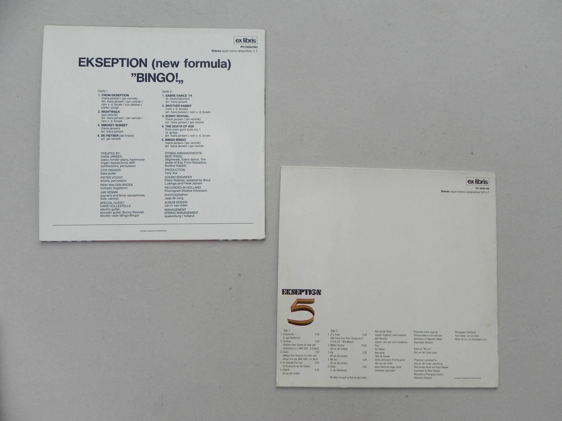 Vinyles: 2 Lp Ekseption Pop ExLibris Edition 1974 – D'occasion à Siebnen par krimsie 1