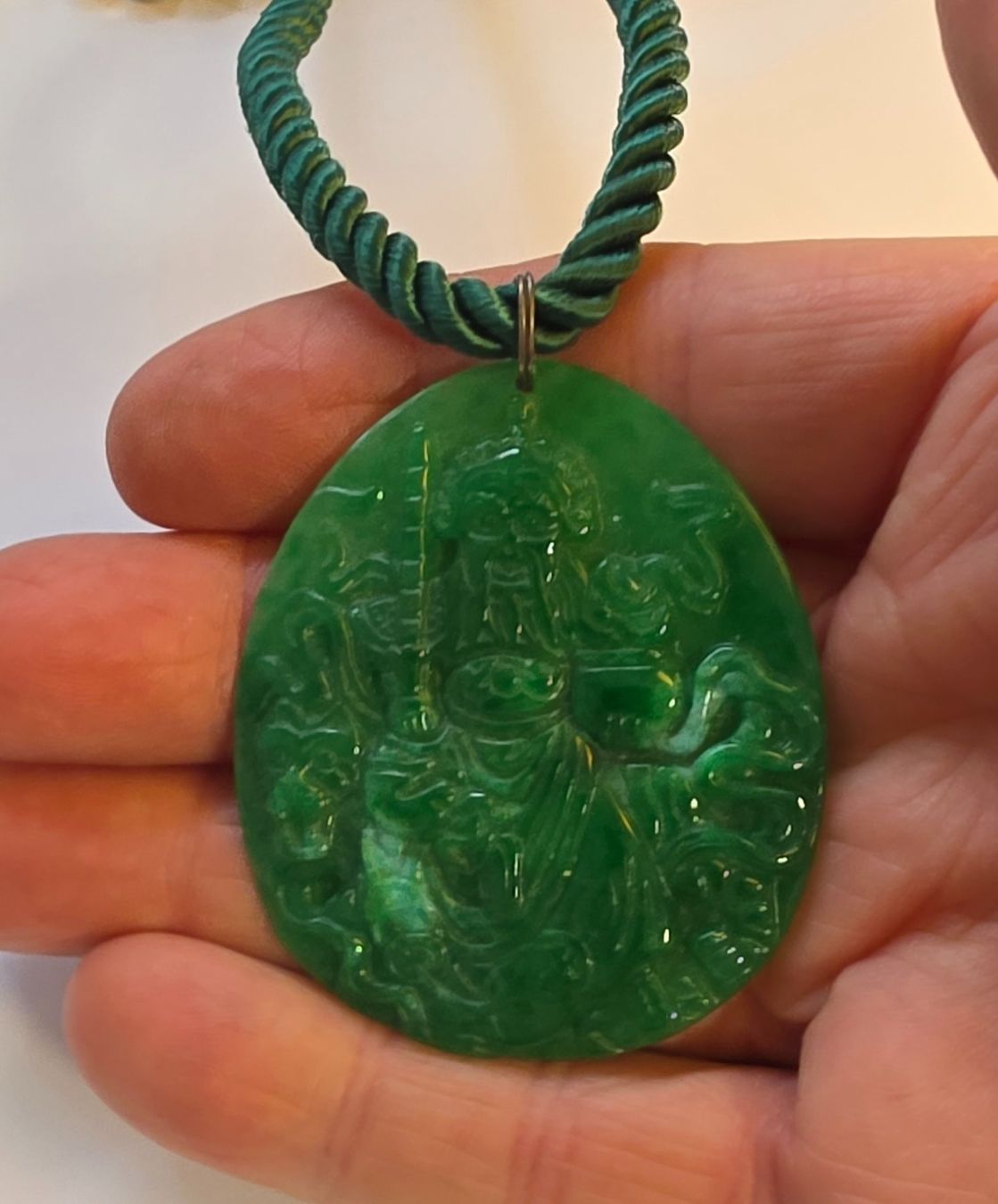 Ciondoli: Jade Anhänger mit Kordel Neu – Nuovo (secondo la descrizione) da Zürich venduto da ben_mn5h 4