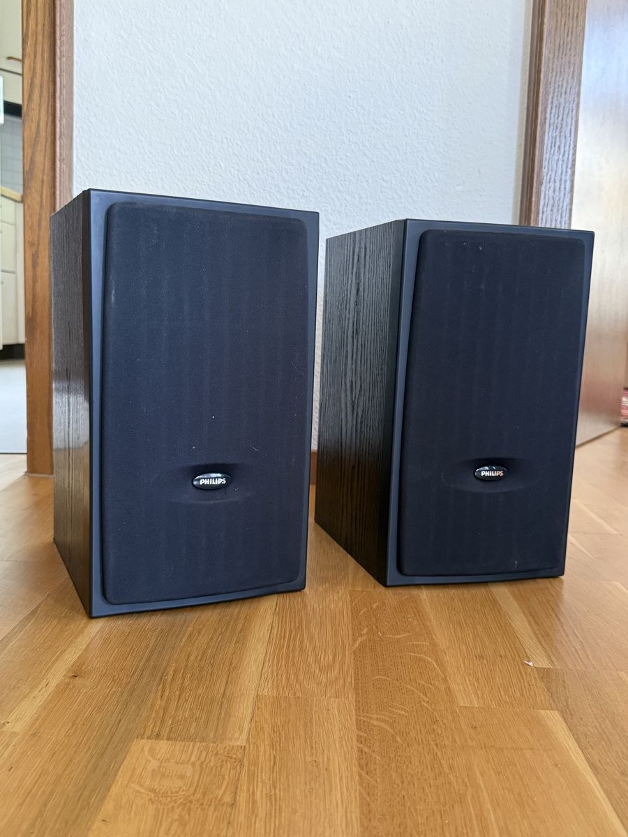 Philips Haut-parleurs: Enceintes Philips noir 8 Ohm – D'occasion à Zürich par Butpiquant