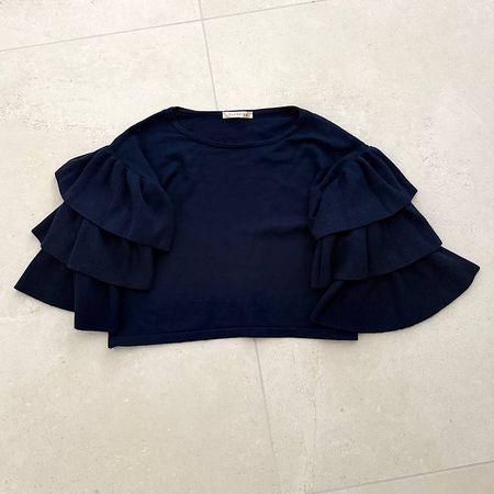 Puffärmel Knit Top - Neu - Nie getragen