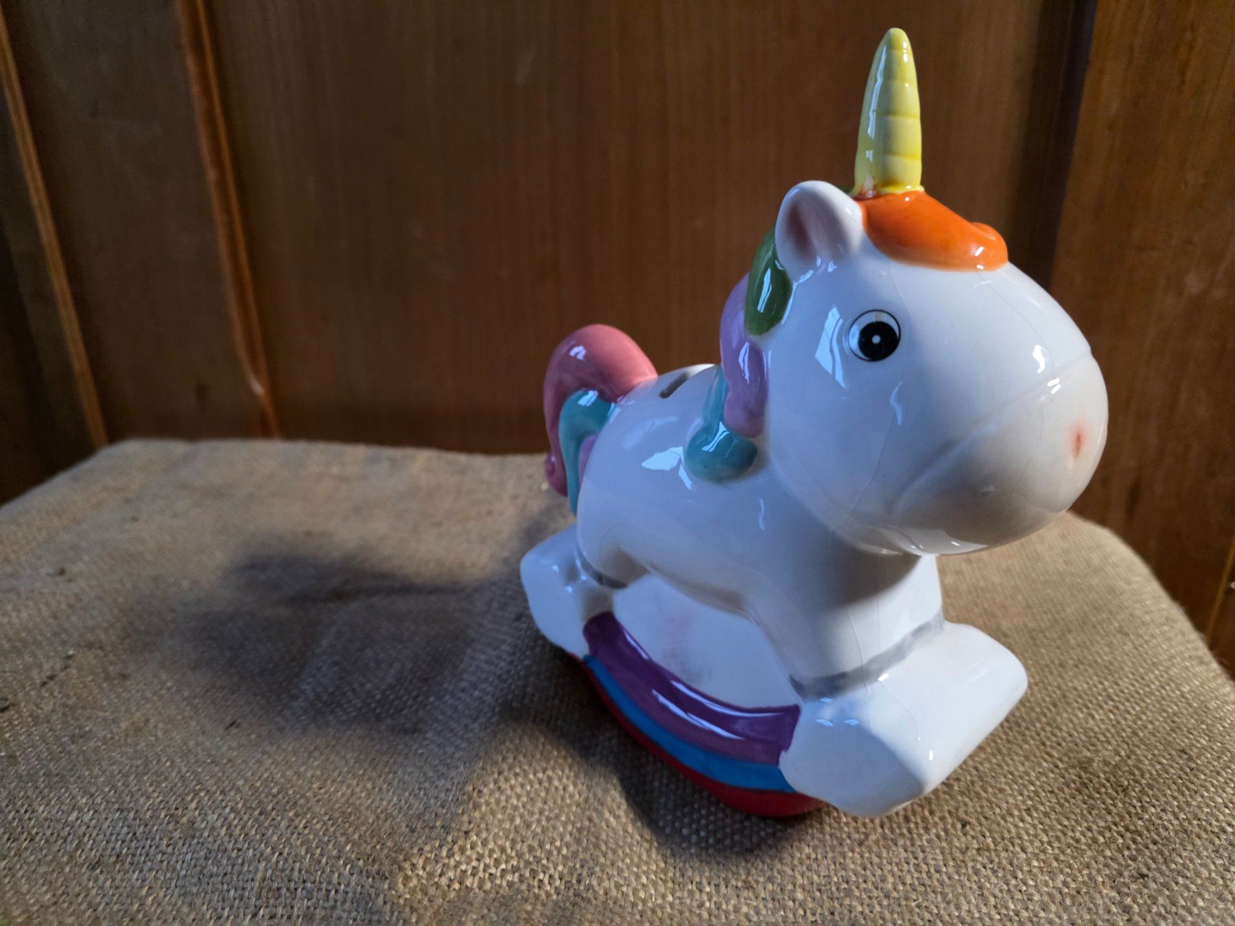 Spardosen: Kinder Sparkasse Kässeli Einhorn Kasse Spar Dose – Neu und originalverpackt aus Walterswil BE von Lonitti 3