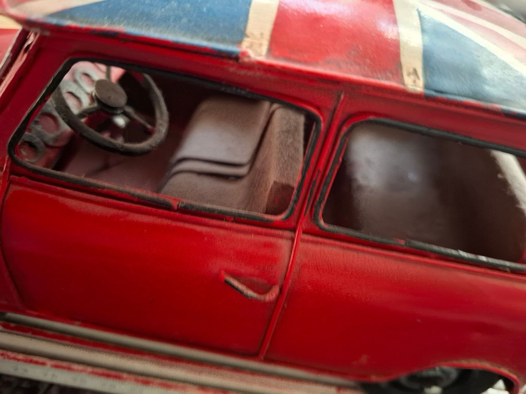 Statuette: Mini Cooper Oldtimer, Deko, Metall, Rot, Sammlerstück! – Usato da Solothurn venduto da sweyla21 4
