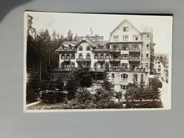 Photo Karte / Hotel des Alpes Waldhaus Flims Gelaufen 1925