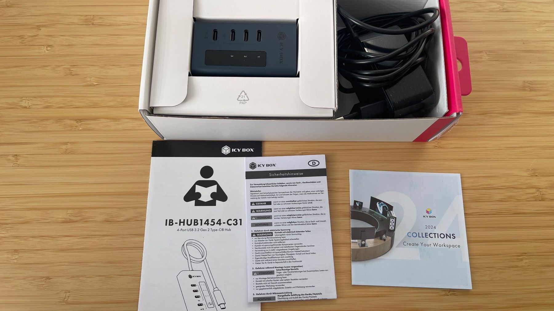 Hub & Switch: ICY BOX 4-Port USB Hub – Nuovo e nell'imballaggio originale da Arni AG venduto da sch_7rz9 2