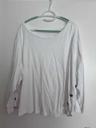 Damen Langarmshirt weiss Grösse 54 guter Zustand
