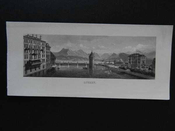 Stiche: Luzern Wasserturm des Balances – Gebraucht aus Risch von Rischli15