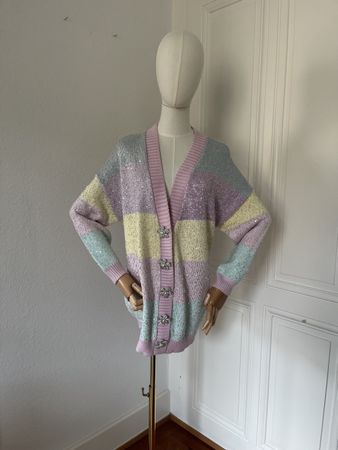 Olivia Rubin Cardigan, Size S, Pastel Colours