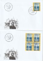 2 FDC Arnold Böcklin 20.9.2001, ab 1Fr.