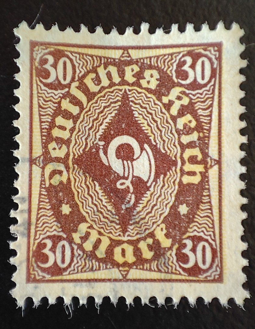 Tutti i francobolli: Briefmarke Deutsches Reich 1922 – Usato da Lenzburg venduto da Dani_Lenzburg