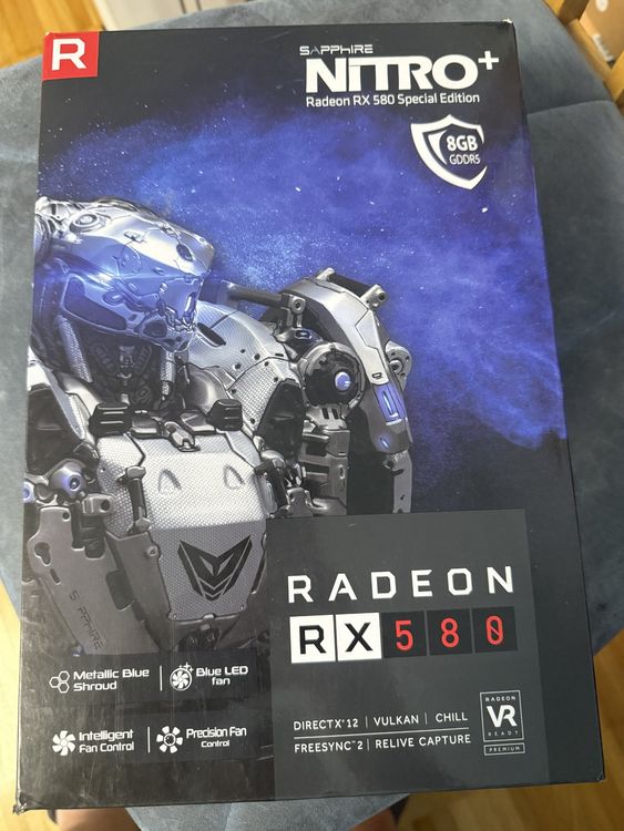 Sapphire Nitro+ RX 580 Special Edition 8GB, Top Zustand! (Gebraucht) in ...