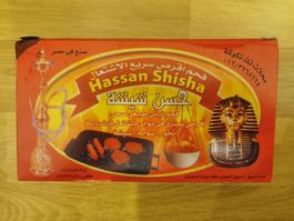 Hassan Shisha Kohle - Schnellzündend für Shisha-Genuss