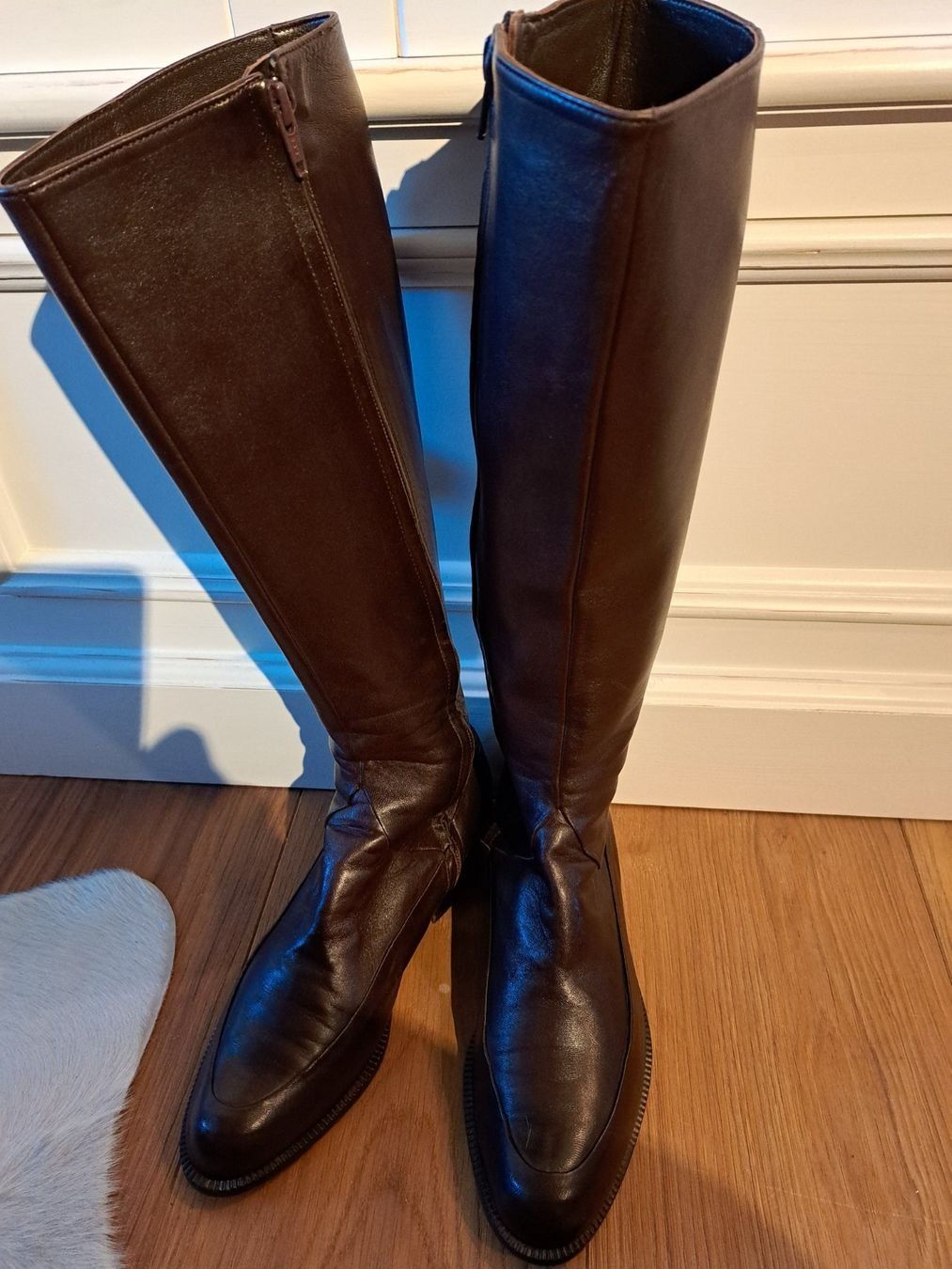 Jil Sander Scarpe da donna: Jil Sander Lederstiefel 37.5 Weinrot – Usato da Zürich venduto da mgn1