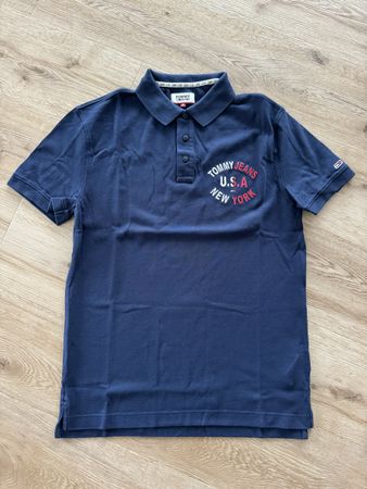 Tommy Polo Shirt S Blau Herren